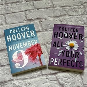 Colleen Hoover Novel Set of two books November 9 & all your perfect